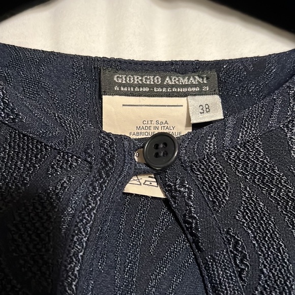 Giorgio Armani Open Front Blazer - Picture 2 of 4